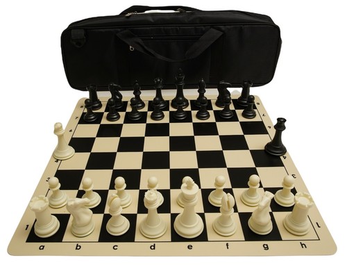 Chess set triple weighted - chess,