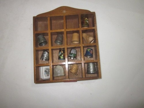 Thimbles asst wood - wood, metal