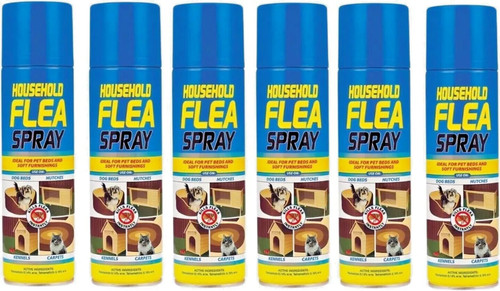 Flea killer spray aerosol - 6x,