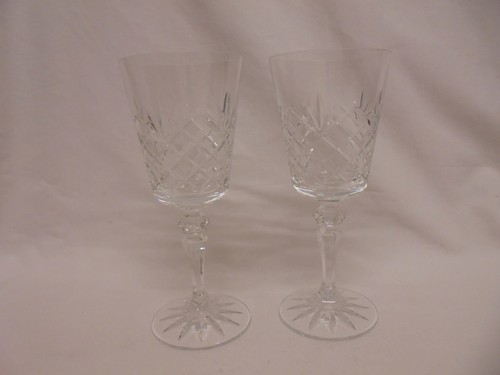 Vintage pair galway crystal - pair, of
