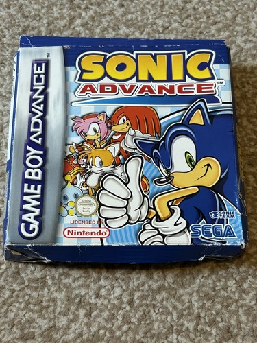 Sonic advanced boxed manual - sonic, boxed/no