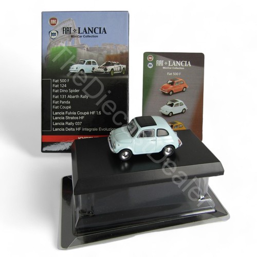 Kyosho fiat 500 blue - fiat,