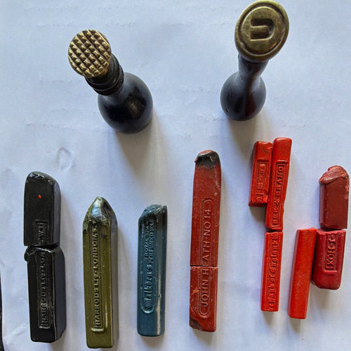 Harrods vintage brass wax - vintage,