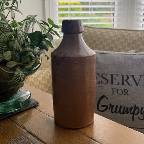 Vintage stoneware ginger - stoneware, beer