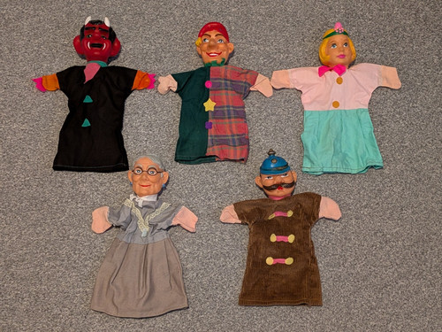 Vintage 1960s hand - 1960s, puppets
