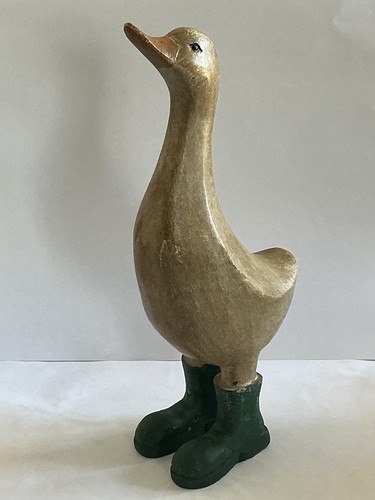 Wooden duck decorative - wooden,
