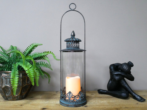 Tall antique black metal - tall,