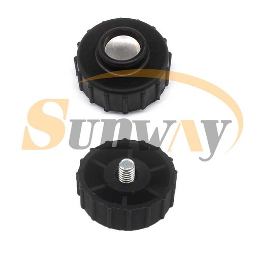 Nylon head nut knob - 2×, fit