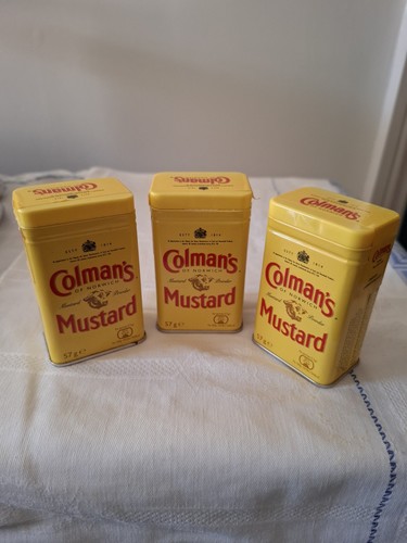 Colmans mustard tin 57grm - x,