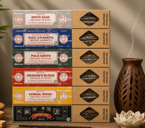 Satya smudge incense sticks - smudge, 6