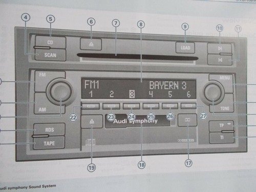Audi symphony radio - symphony,