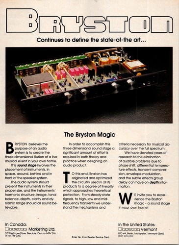 1980s bryston magic sound - ,