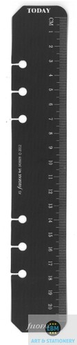 Filofax size black ruler - filofax, a5