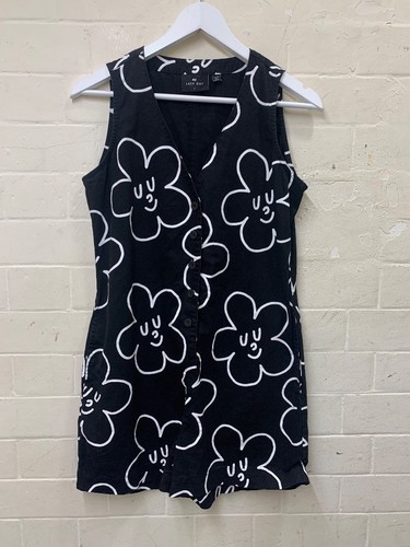 Lazy oaf flower print playsuit - oaf,