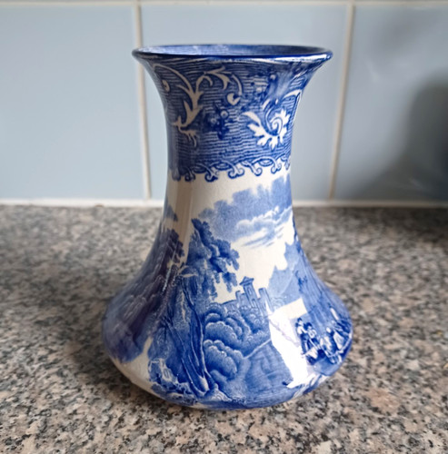 Myott blue white ceramic - myott,