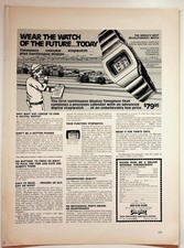 Microma digital watch magazine - watch,