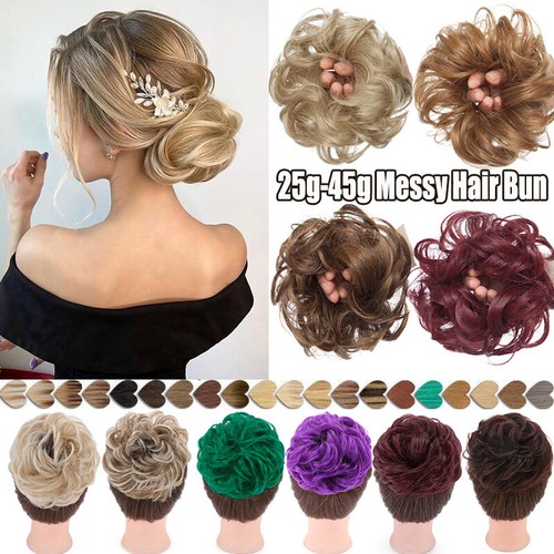 Highlight messy bun - highlight, scrunchie