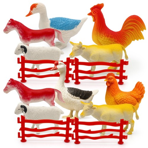 42pc farm animal plastic - 14-42pc,