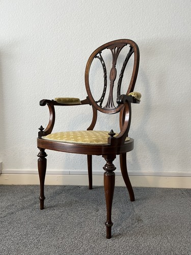 Edwardian mahogany inlaid - mahogany,