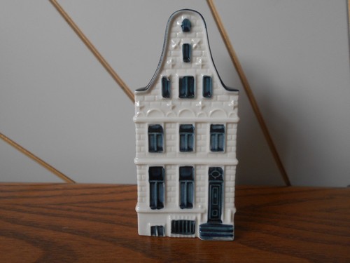 Blue delft canal - blue, ceramic