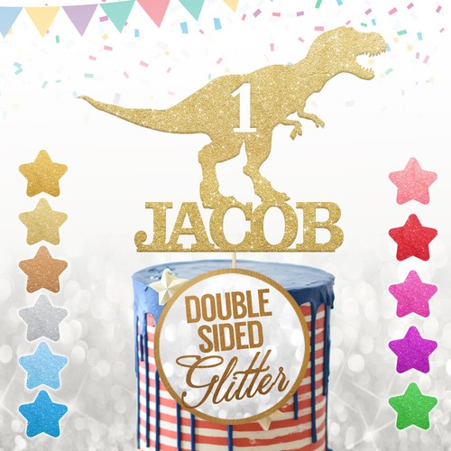 Personalised dinosaur cake - personalised,