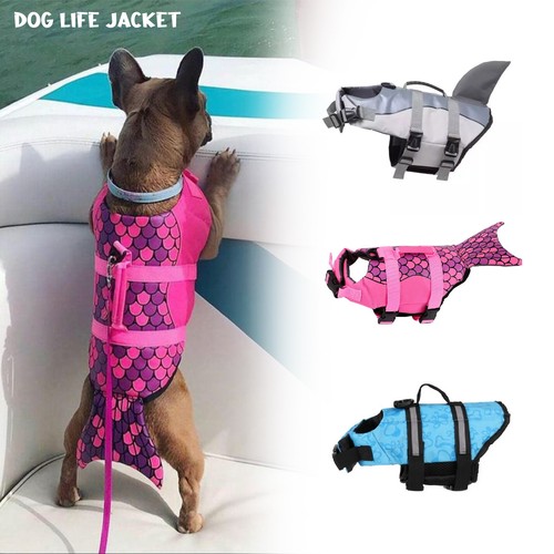 Dog life jacket adjustable - life,