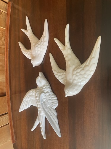 Flying swallows for - flying, wall
