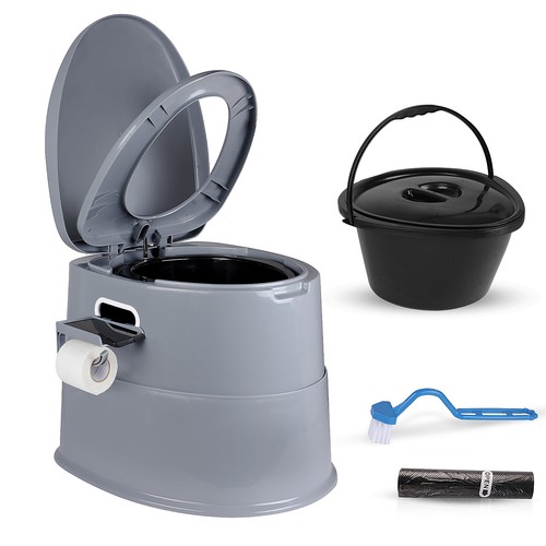 Portable camping toilet - portable, with