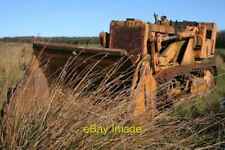 Photo 6x4 Abandoned Digger Braythorn International Harvester with a Drott c2010