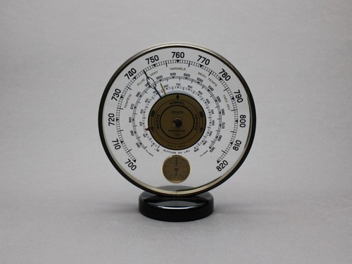 Jaeger glass barometer desk - barometer,