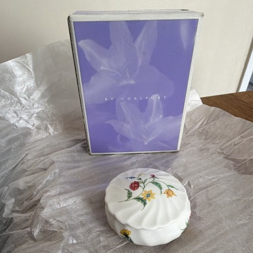 Coalport summer meadow trinket - meadow,