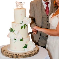 Personalised Wooden Cake Stand