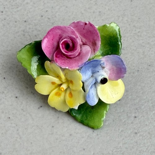 Vintage bone china - bone, flowers