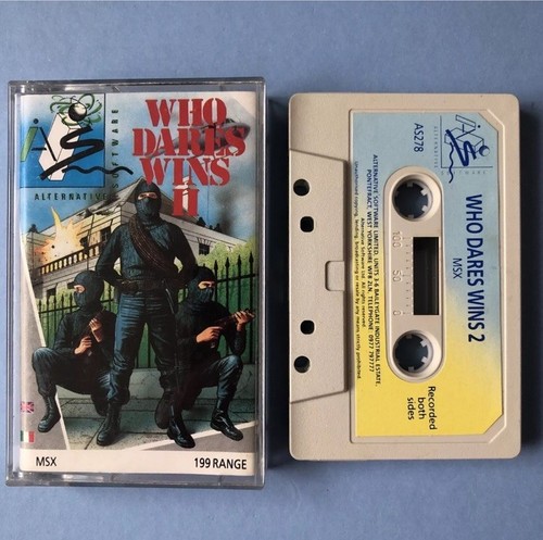 Msx who dares wins - who, game
