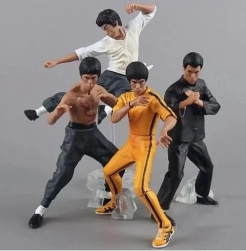 4pcs kung bruce lee - kung, mini