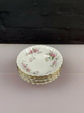 6 x Royal Albert Lavender Rose Fruit Bowls Saucers 13.5 cm Wide 2 Sets Available