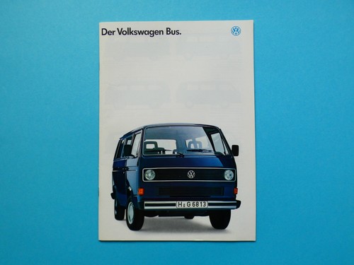 Brochure bus t3 - brochure, vw