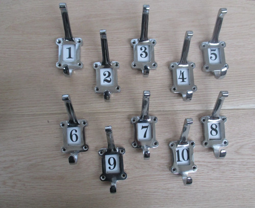 Coat hooks cast iron - coat, chrome