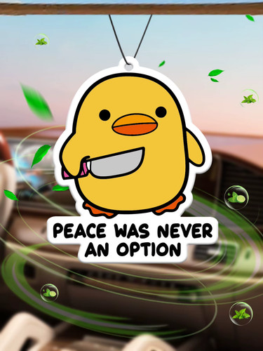 Peace never air freshener - peace,
