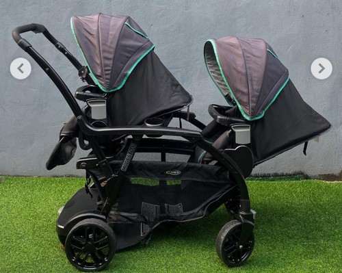 Double kids stroller - kids,