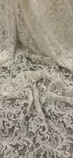 Ivory Floral Guipure Lace