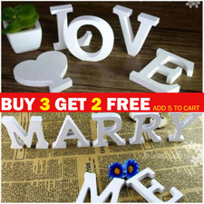 100mm Large 26 Wooden Free Standing Letters Alphabet Wedding Home Shop Decor uk