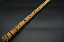 Japanese antique Shakuhachi Flute Instrument length 60.0cm #A967-14