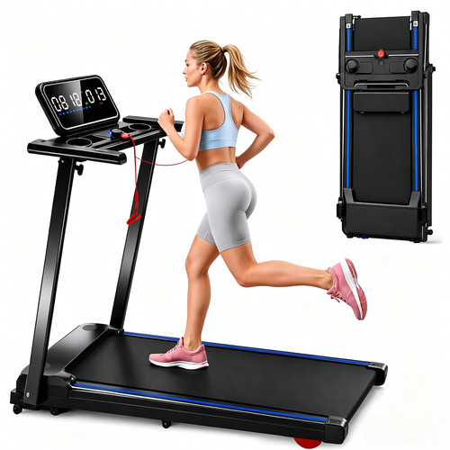 Folding treadmill for - for, home