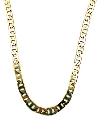 9ct gold anchor chain - gold,