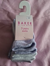 Ted Baker Baby Girls Pk Of 5 Socks In Assorted Colors Size Newborn, 0-3 Or 3-6 M
