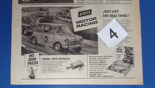 Airfix racing mini cooper - racing,