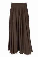 Massimo Dutti Brown Pleated