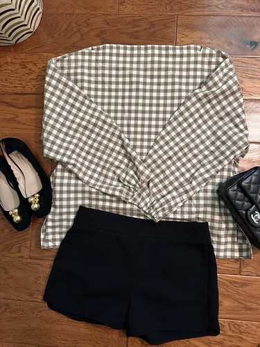 Cos womens gingham check - check, boat