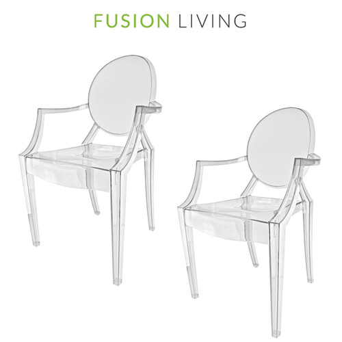 Set ghost chairs - of,